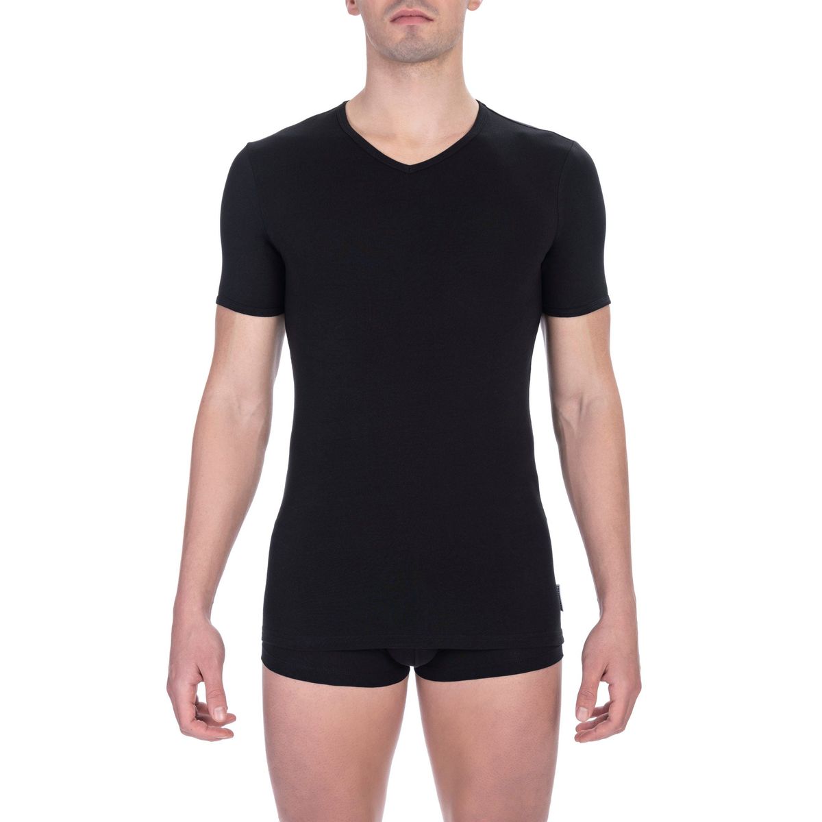 Bikkembergs Sleek Bi-Pack V-Neck T-Shirt Ensemble