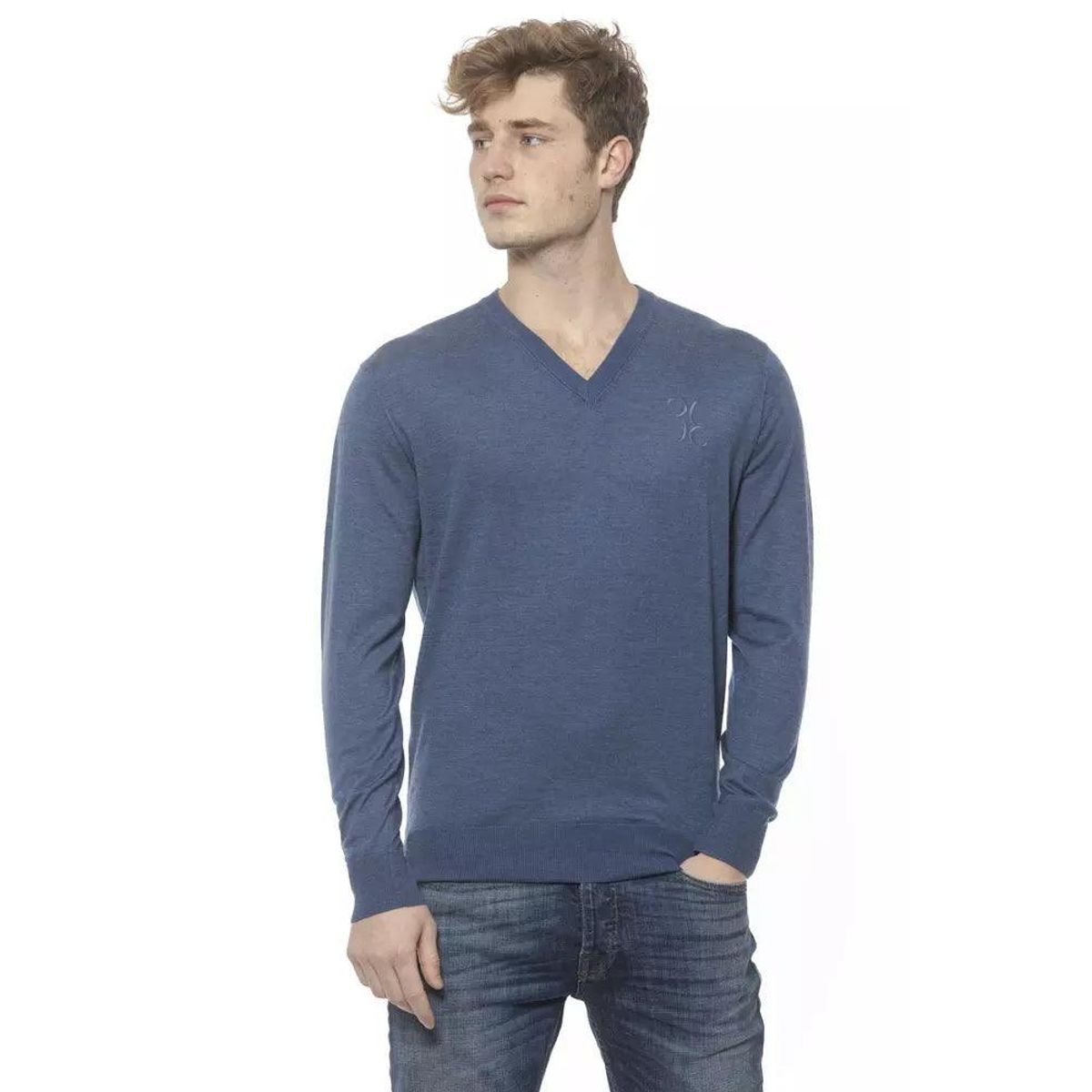 Billionaire Italian Couture Elegant Cashmere V-Neck Herre Sweater