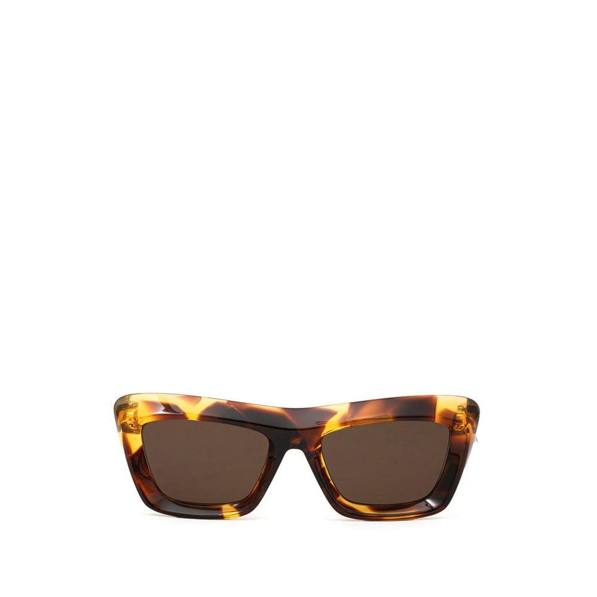 Bottega Veneta Brown Acetate Solbriller