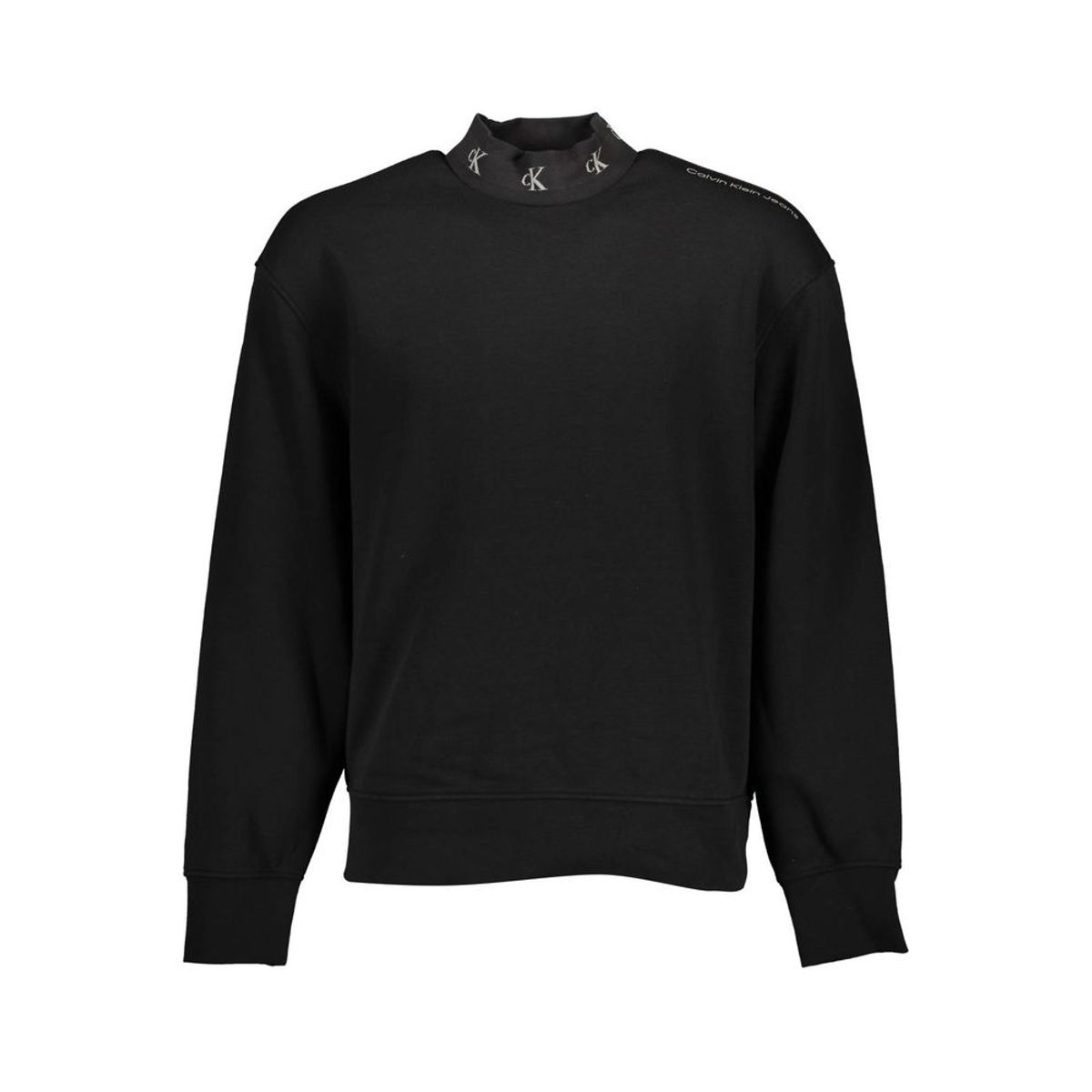 Calvin Klein Chic Black Embroidered Logo Sweatshirt