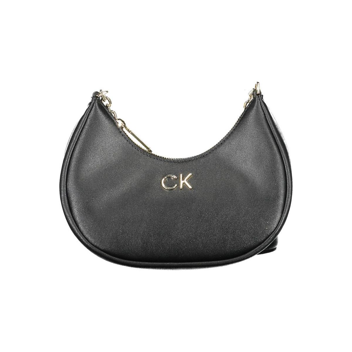 Calvin Klein Elegant Black Chain Shoulder Bag