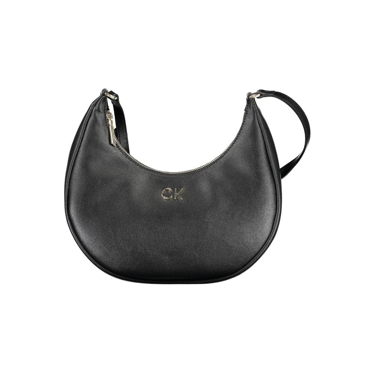 Calvin Klein Elegant Black Recycled Shoulder Bag