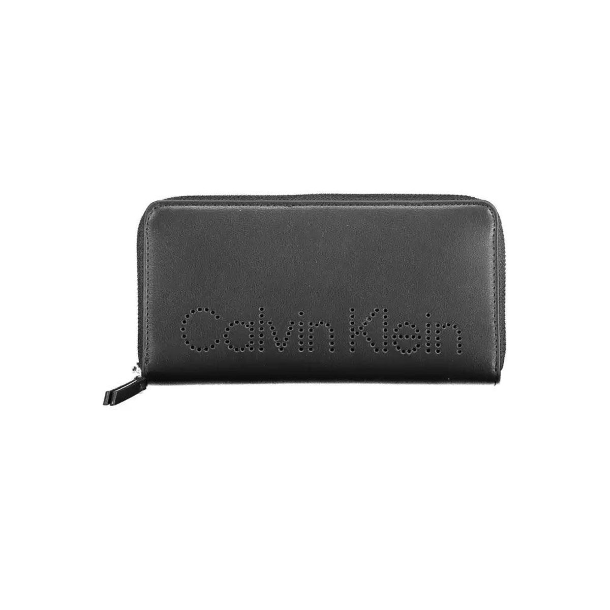 Calvin Klein Elegant Black Wallet with RFID Block & Coin Purse