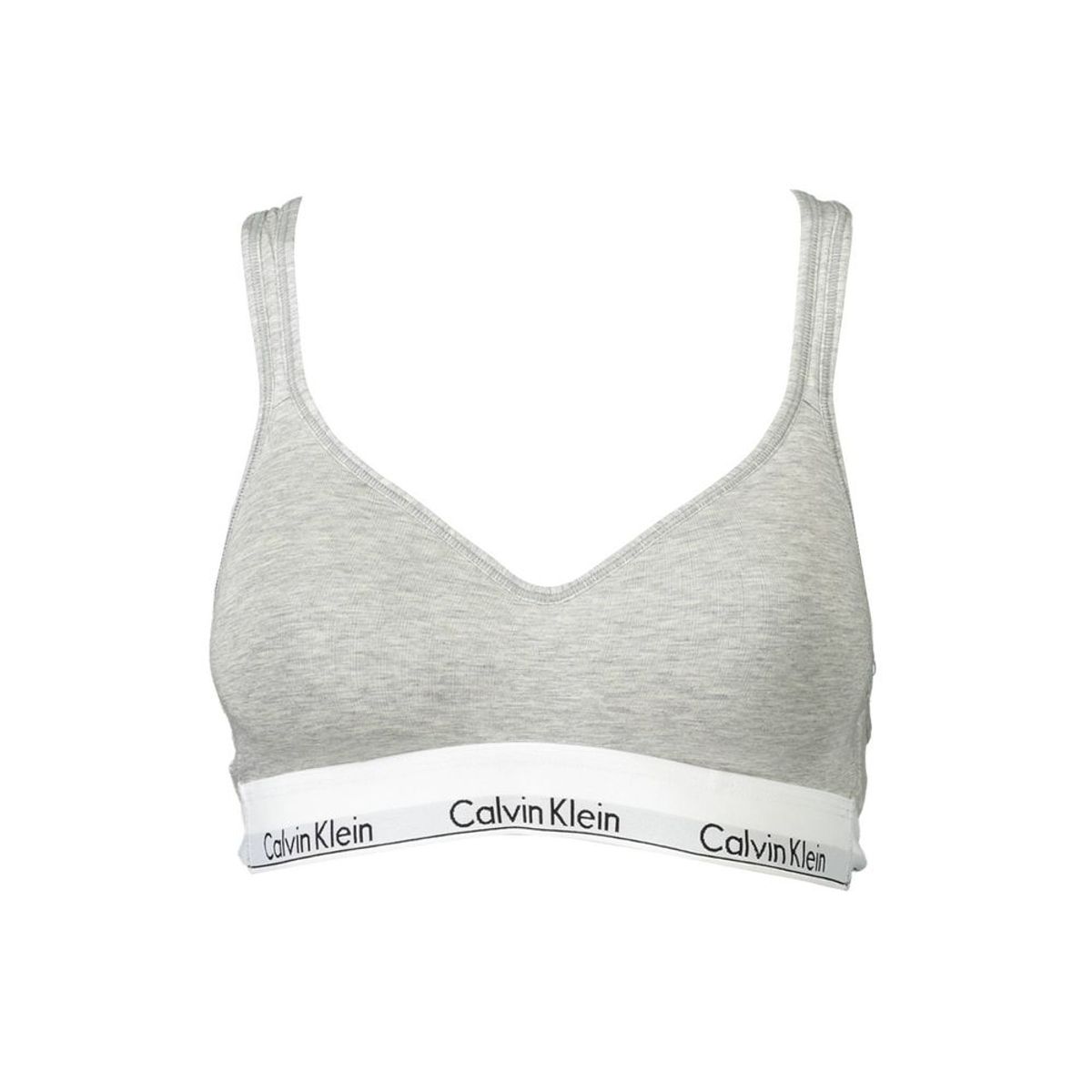 Calvin Klein Gray Cotton Dame Bralette