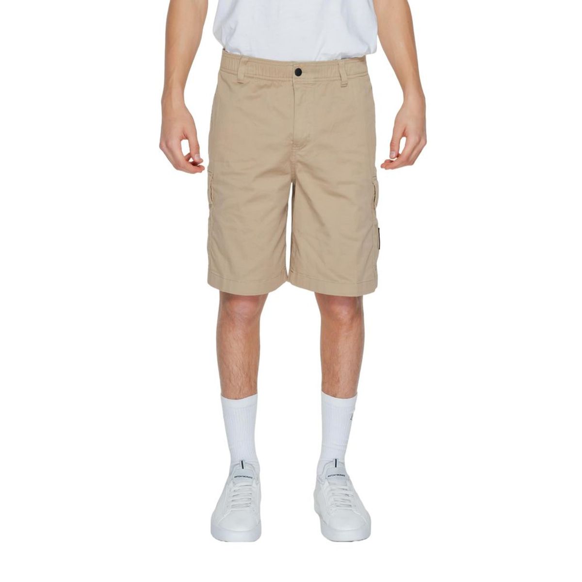 Calvin Klein Jeans Beige Cotton Short