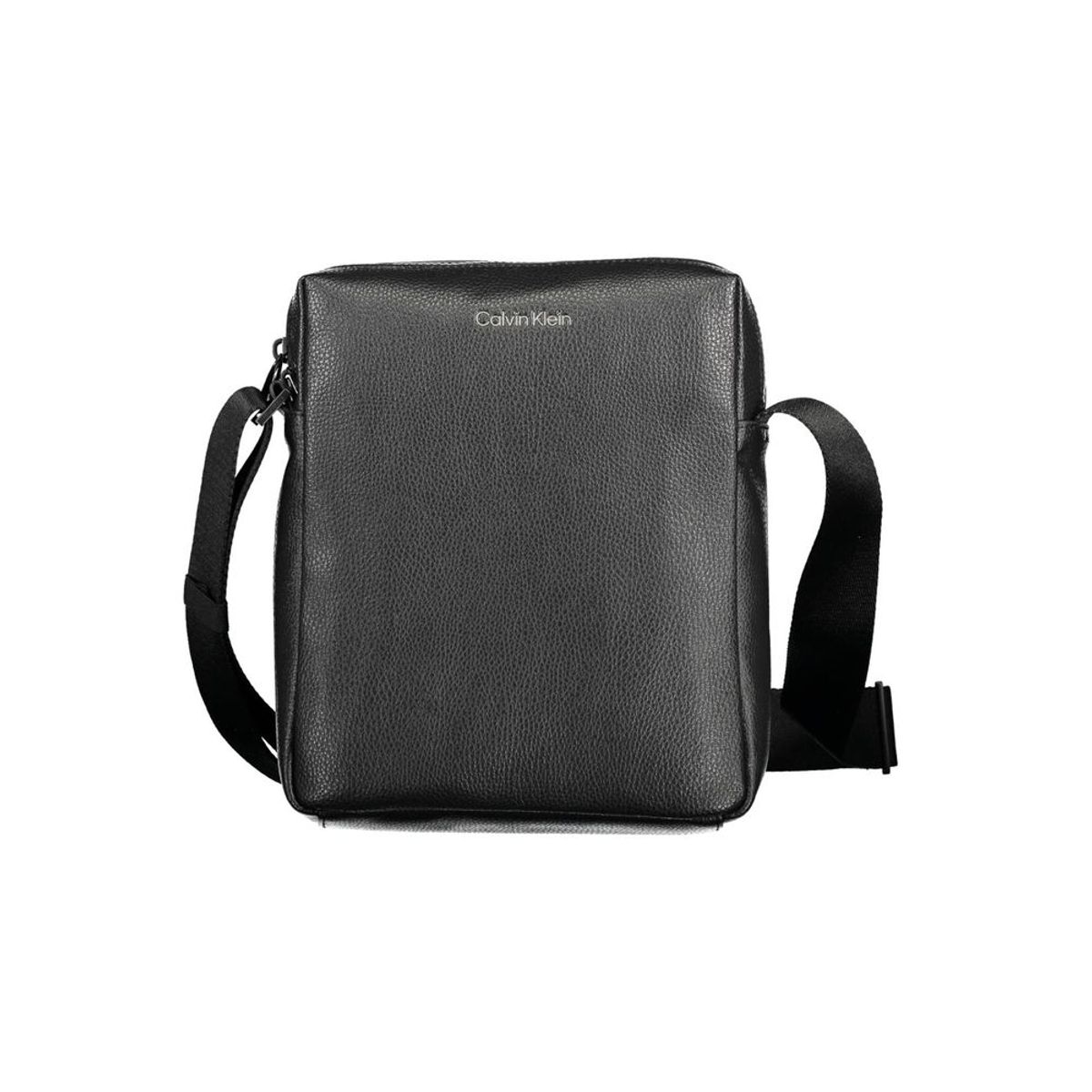 Calvin Klein Sleek Black Eco-Conscious Shoulder Bag