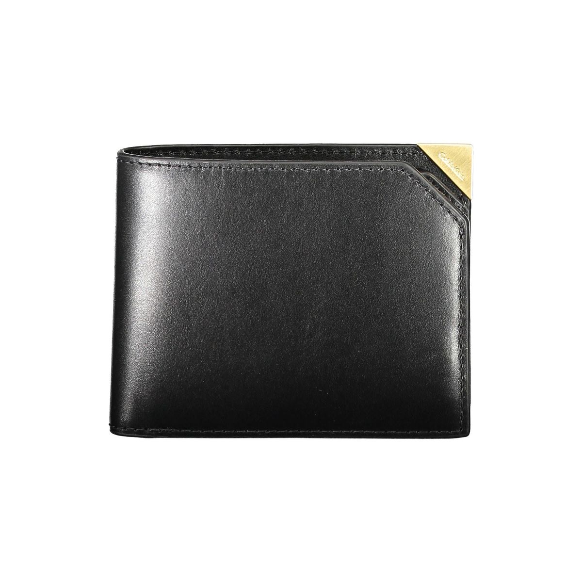 Calvin Klein Sleek RFID-Protected Black Leather Wallet