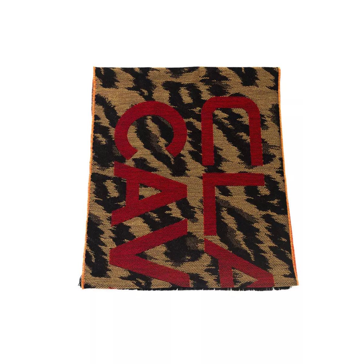 Cavalli Class Brown Wool Herre Scarf