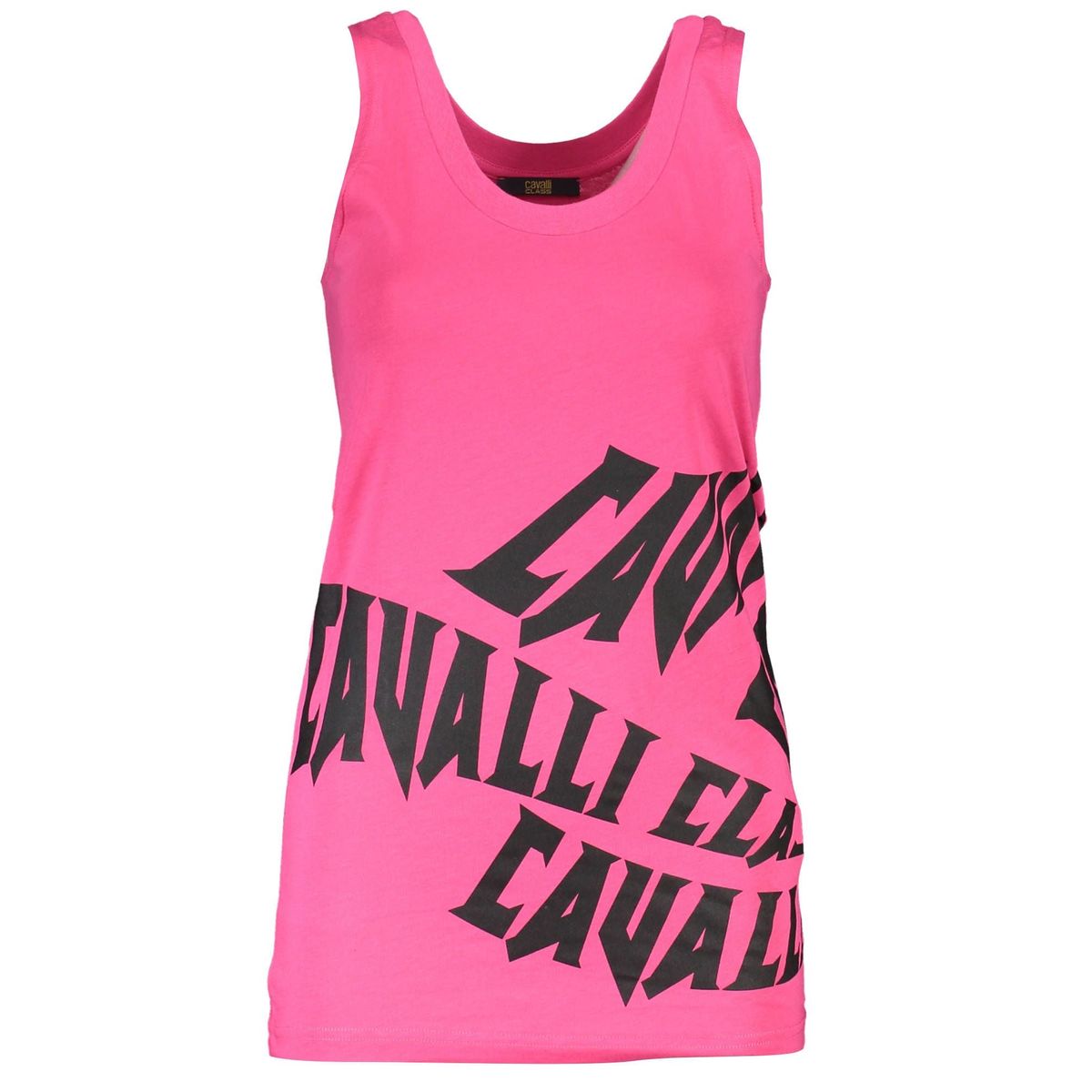 Cavalli Class Pink Cotton Women Top