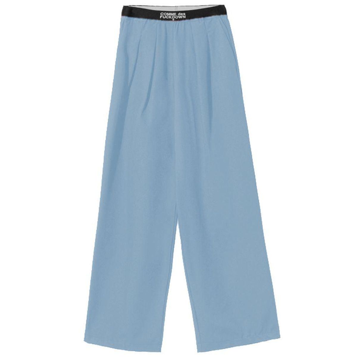 Comme Des Fuckdown Light Blue Polyester Jeans & Pants