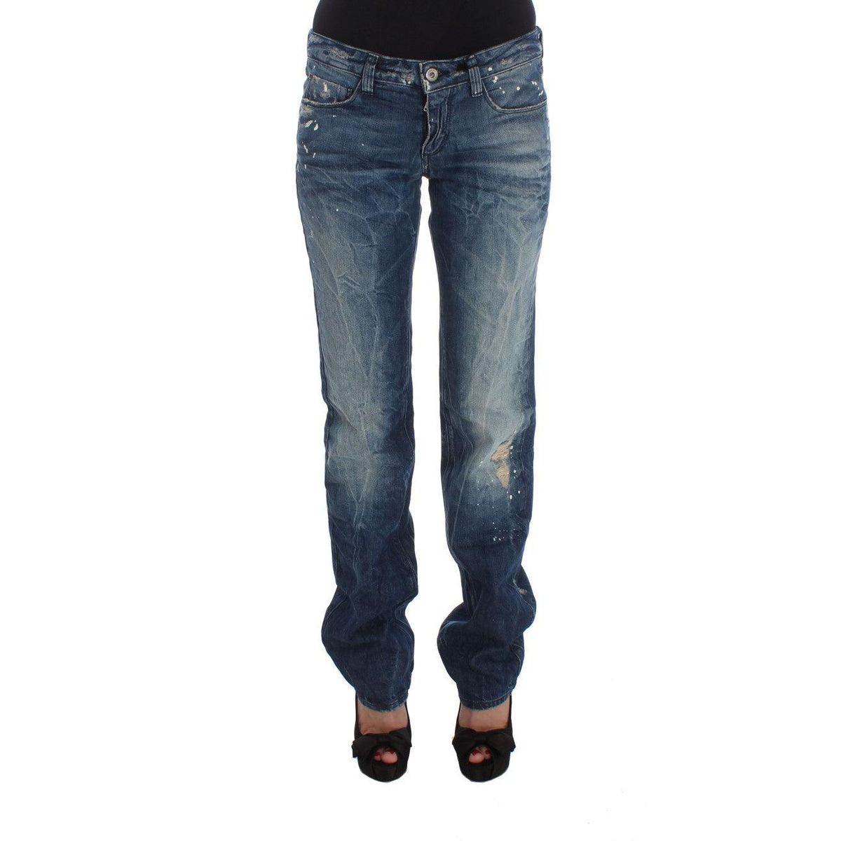 Costume National Chic Blue Regular Fit Denim