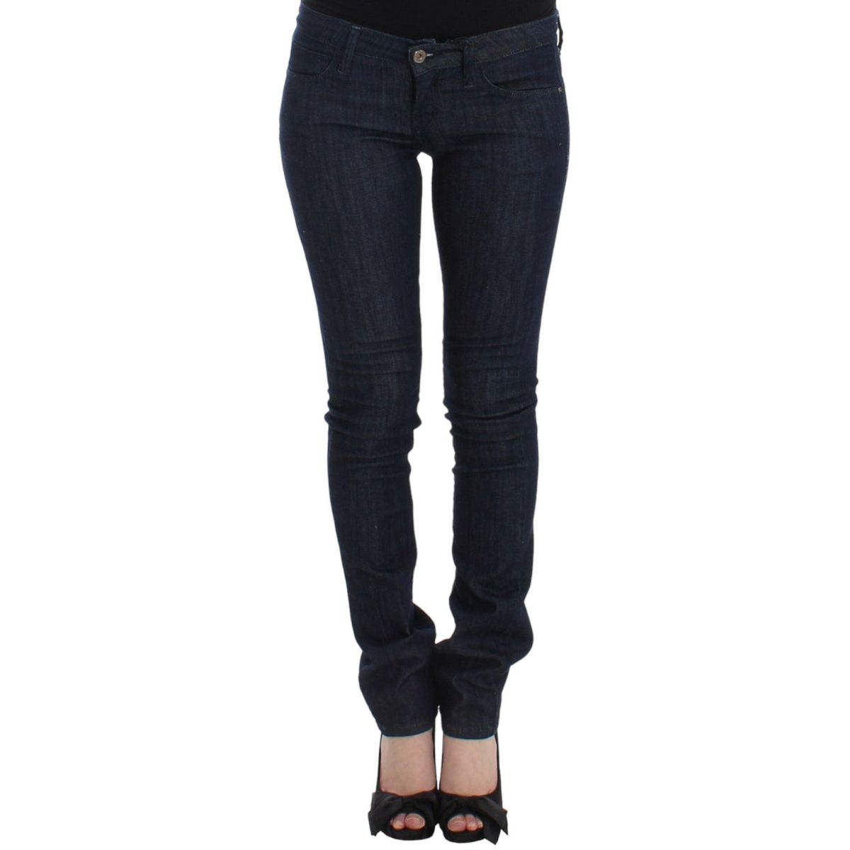 Costume National Chic Dark Blue Skinny Leg Jeans