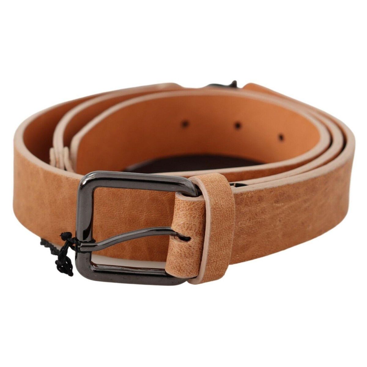 Costume National Chic Light Brown Leather Fashion Belt