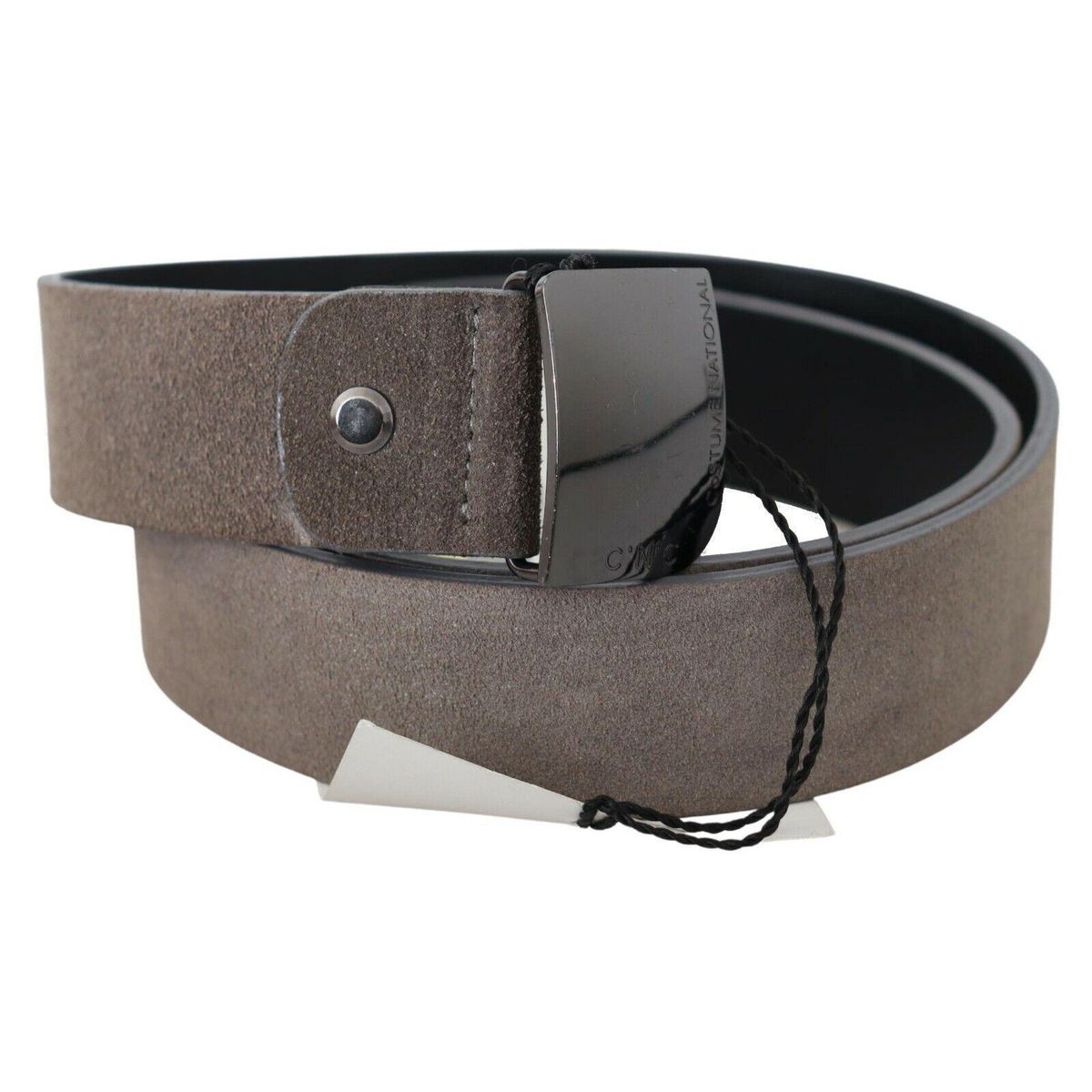 Costume National Classic Brown Leather Adjustable Belt