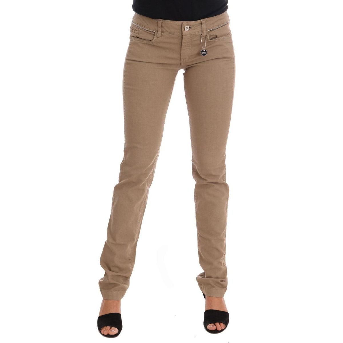 Costume National Beige Super Slim Fit Denim Delight