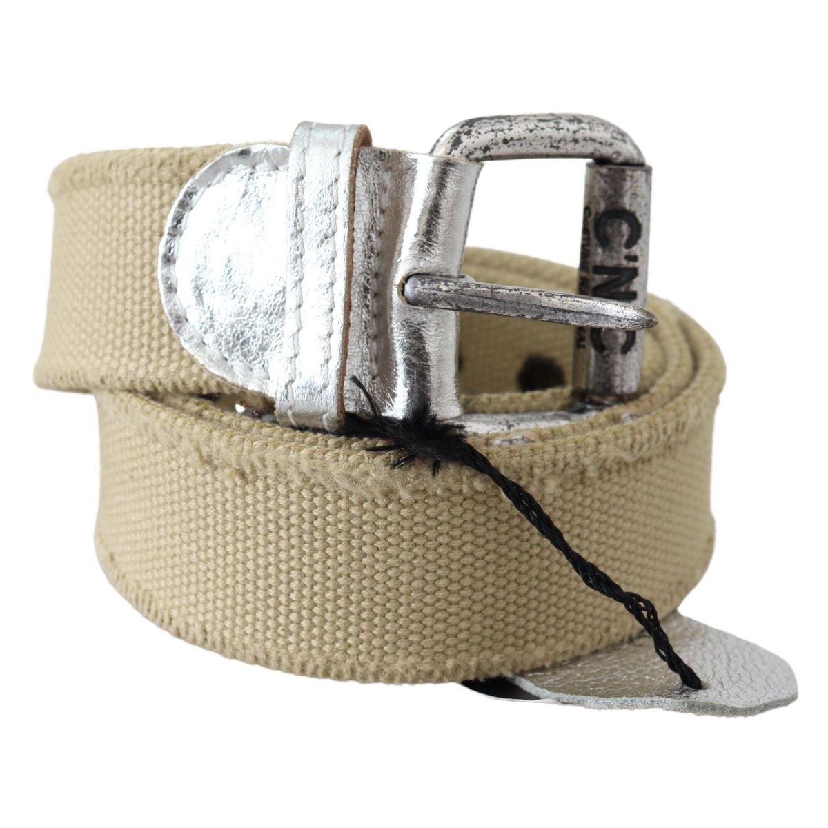 Costume National Elegant Beige Cotton Fashion Belt