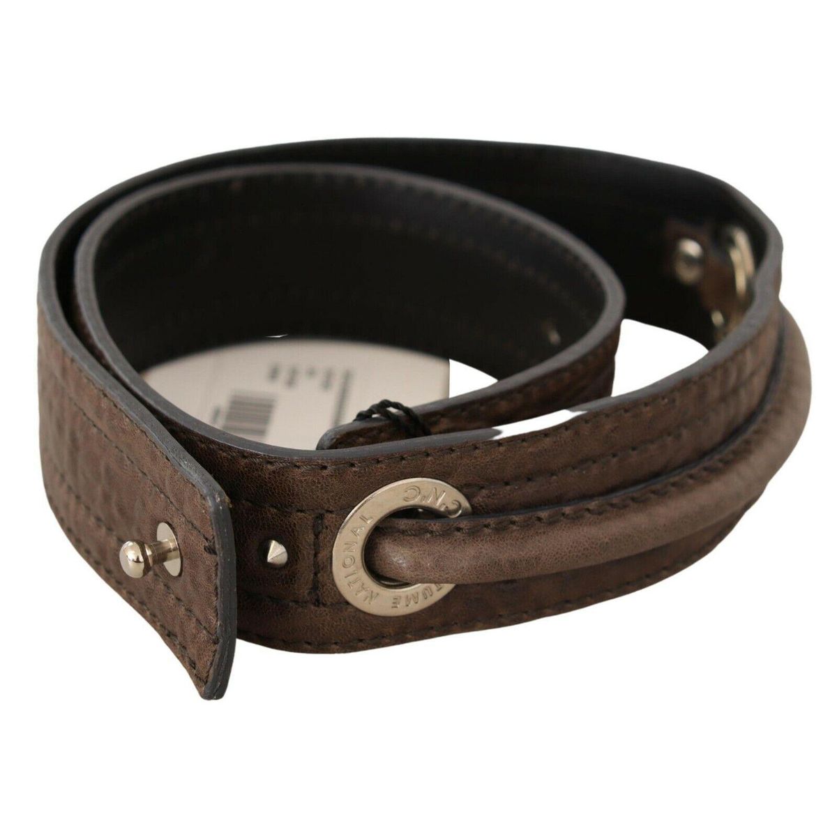 Costume National Elegant Brown Leather Fashion Belt