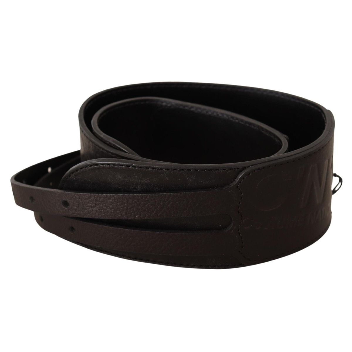 Costume National Elegant Double Buckle Leather Belt