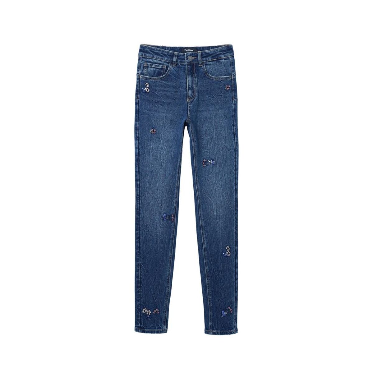 Desigual Blue Cotton Jeans & Pant