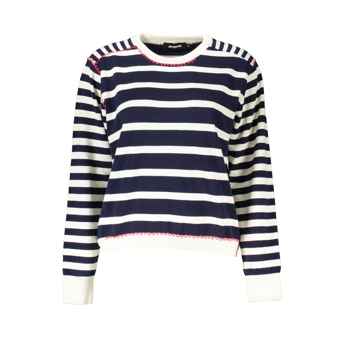 Desigual Blue Cotton Women Sweater