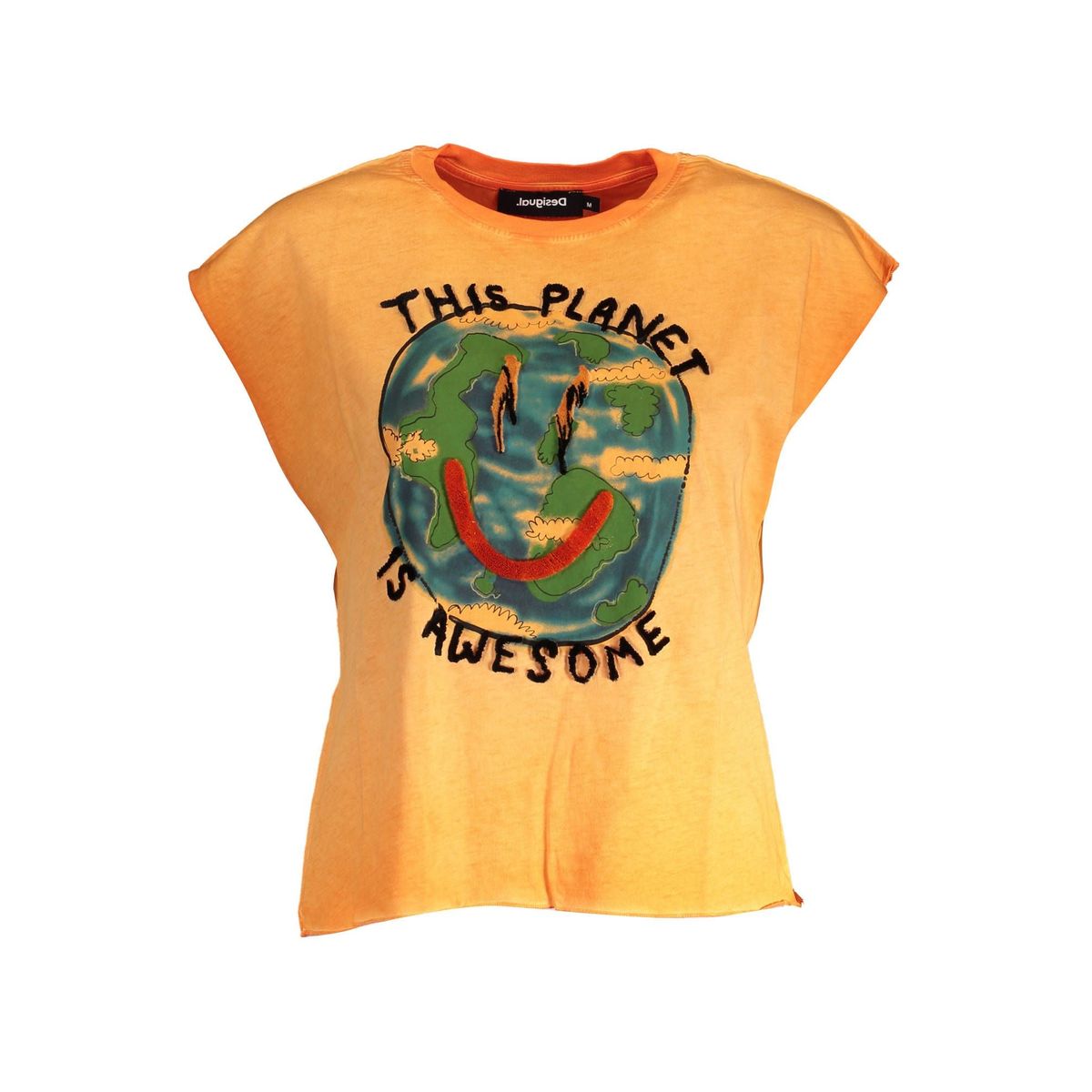 Desigual Eye-Catching Contrasting Print Tee