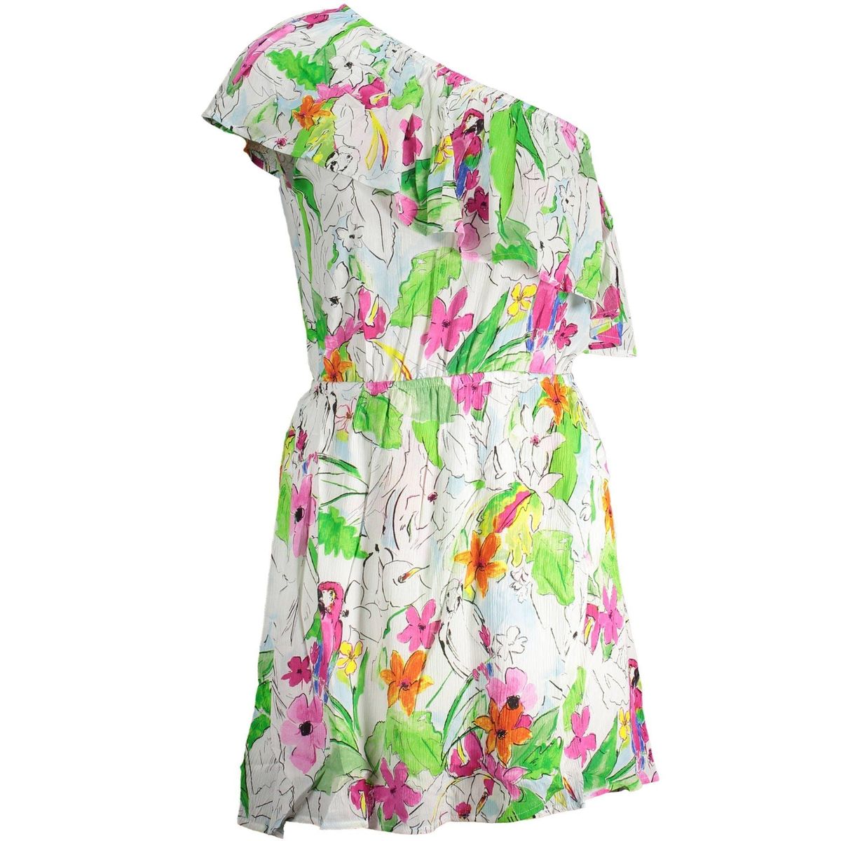 Desigual White Viscose Women Dress