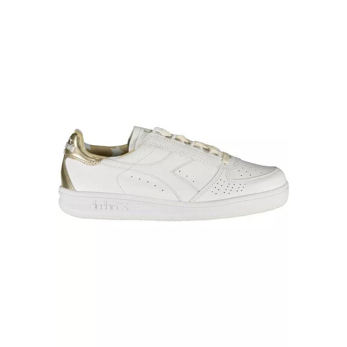 Diadora White Leather Women Sneaker