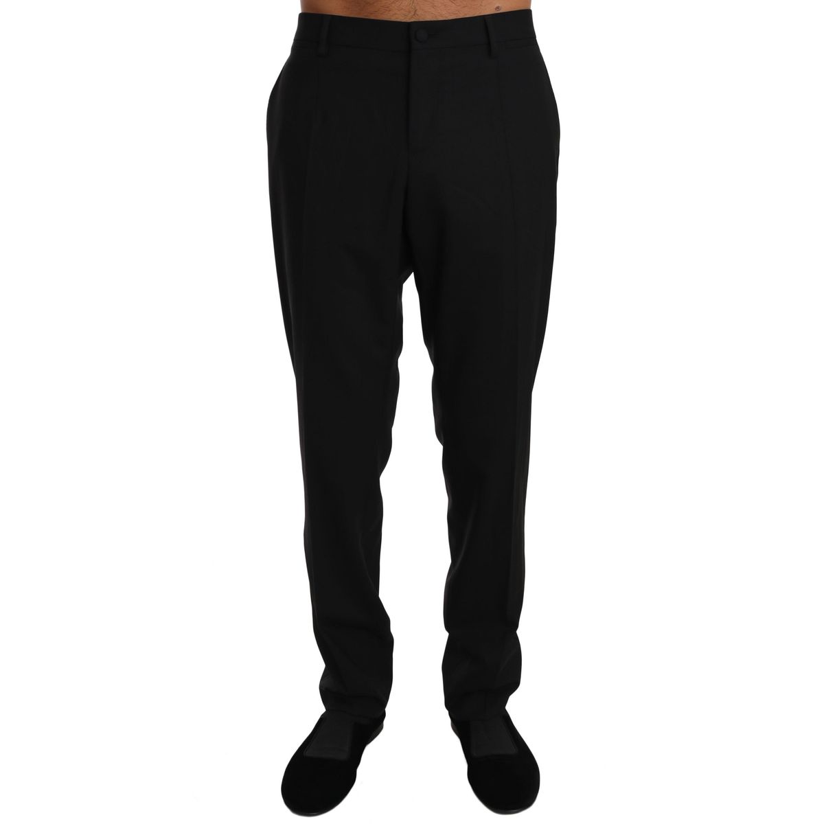 Dolce & Gabbana Elegant Formal Wool Blend Trousers