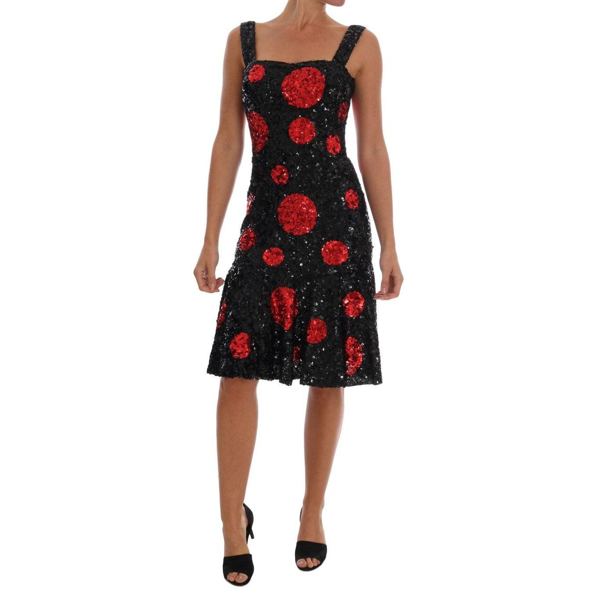 Dolce & Gabbana Elegant Polka Dotted Shift Dress