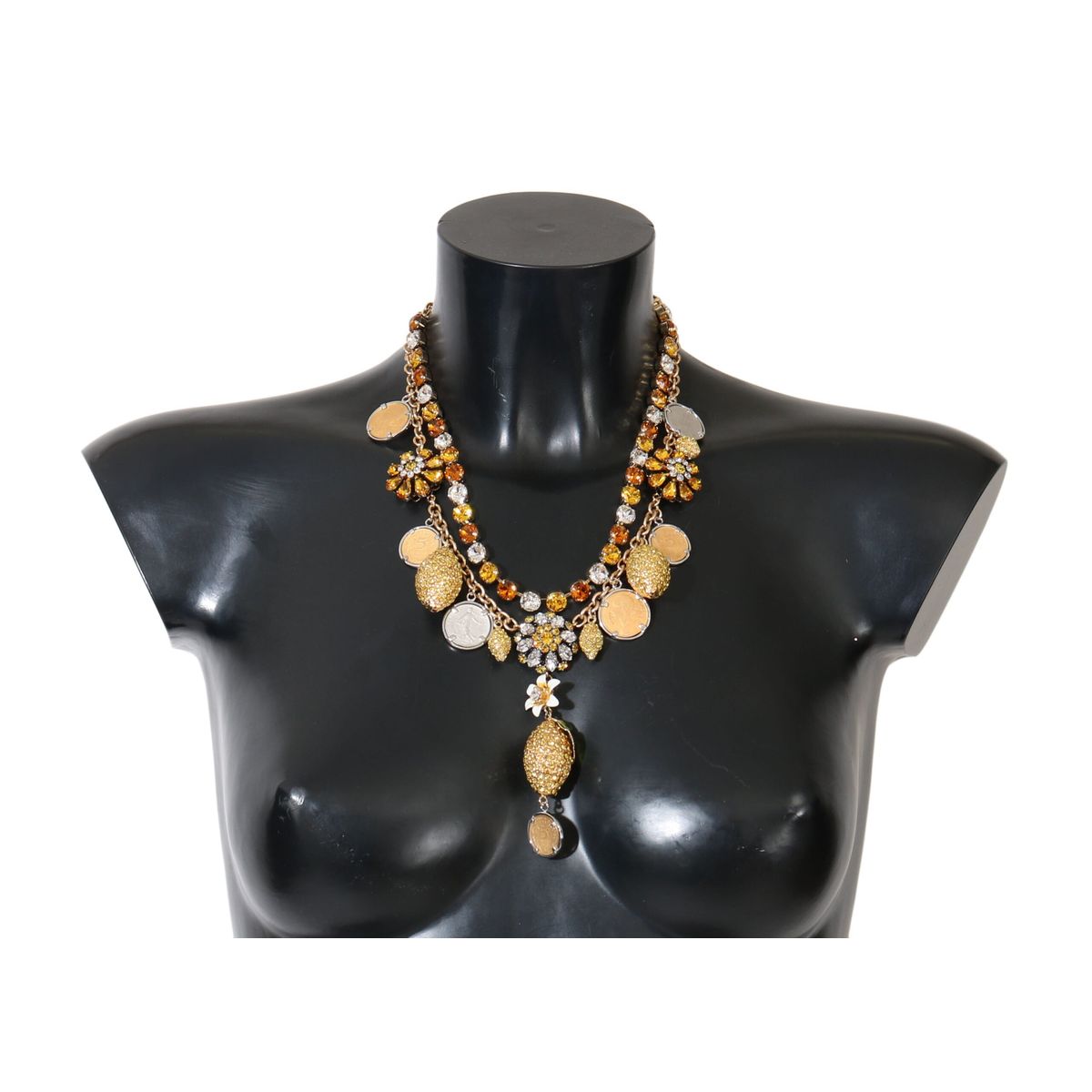 Dolce & Gabbana Elegant Sky SP Gold-Plated Statement Necklace