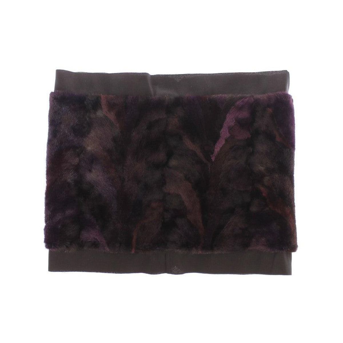 Dolce & Gabbana Exquisite Purple MINK Fur Scarf Wrap