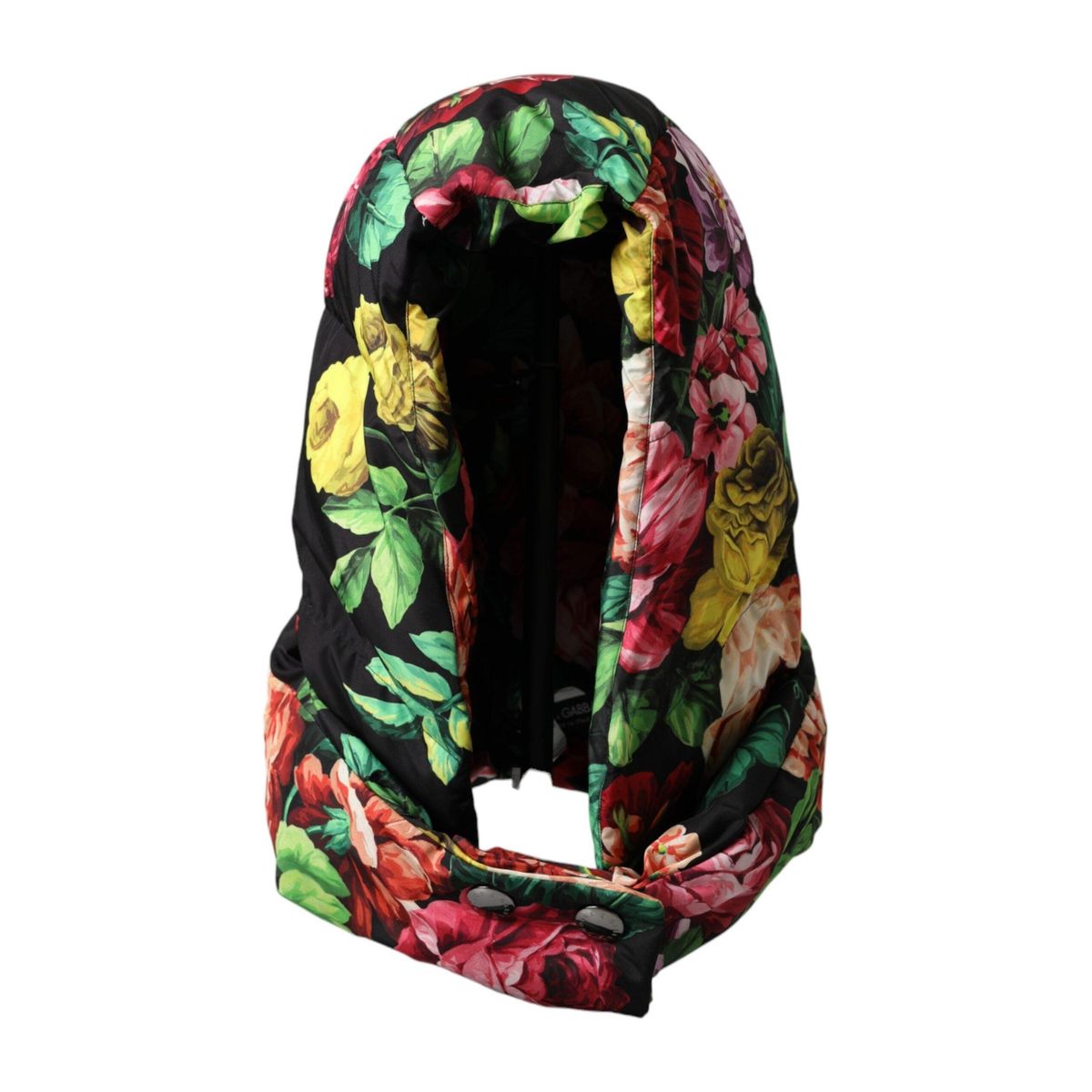 Dolce & Gabbana Hat Multicolor Floral Whole Head Wrap Hat