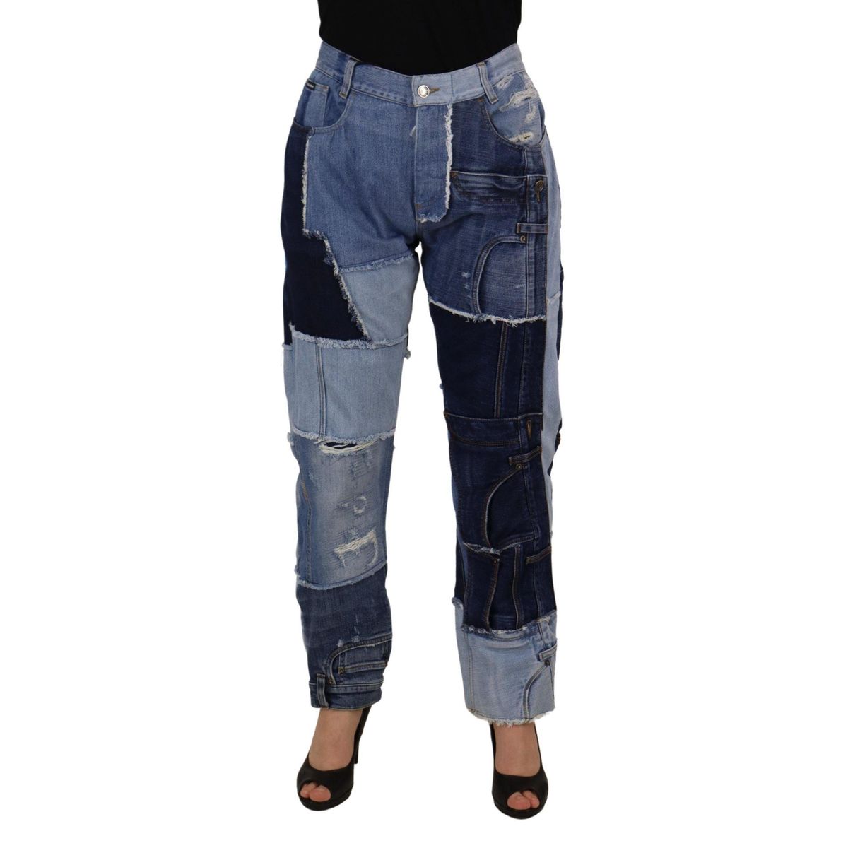 Dolce & Gabbana High Waist Skinny Couture Jeans