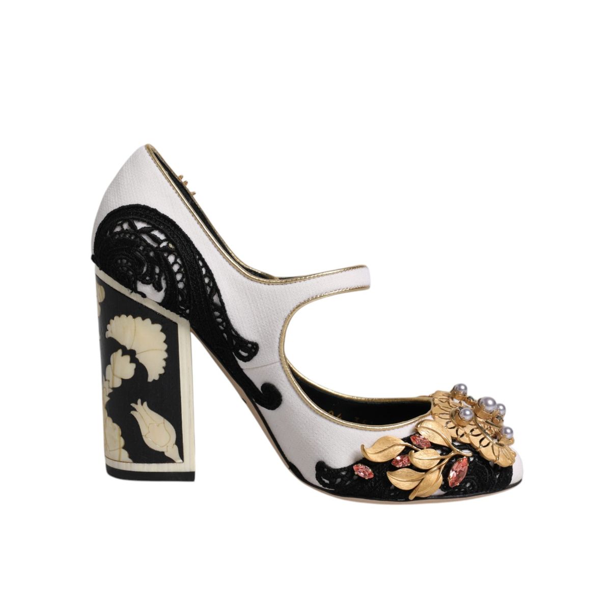 Dolce & Gabbana Multicolor Embellished Heels Pumps Shoes