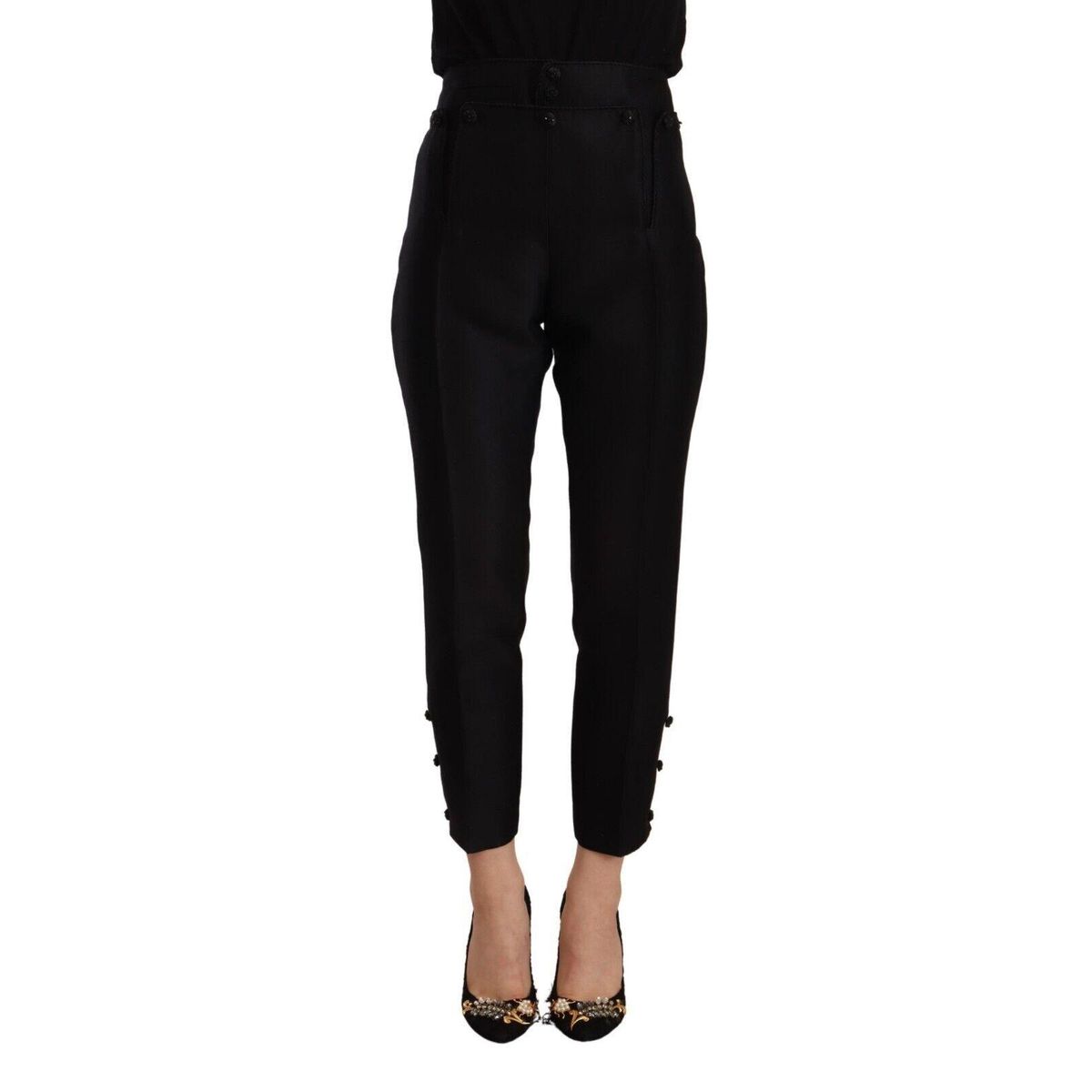 Dsquared2 Elevated Elegance High-Waist Skinny Trousers