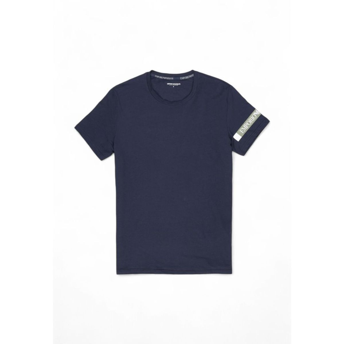 Emporio Armani Underwear Blue Cotton T-Shirt