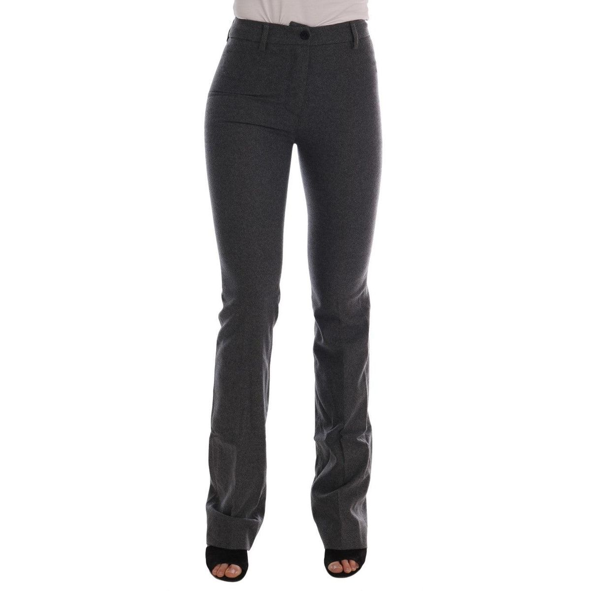 Ermanno Scervino Chic Gray Formal Pants - Elegance Refined