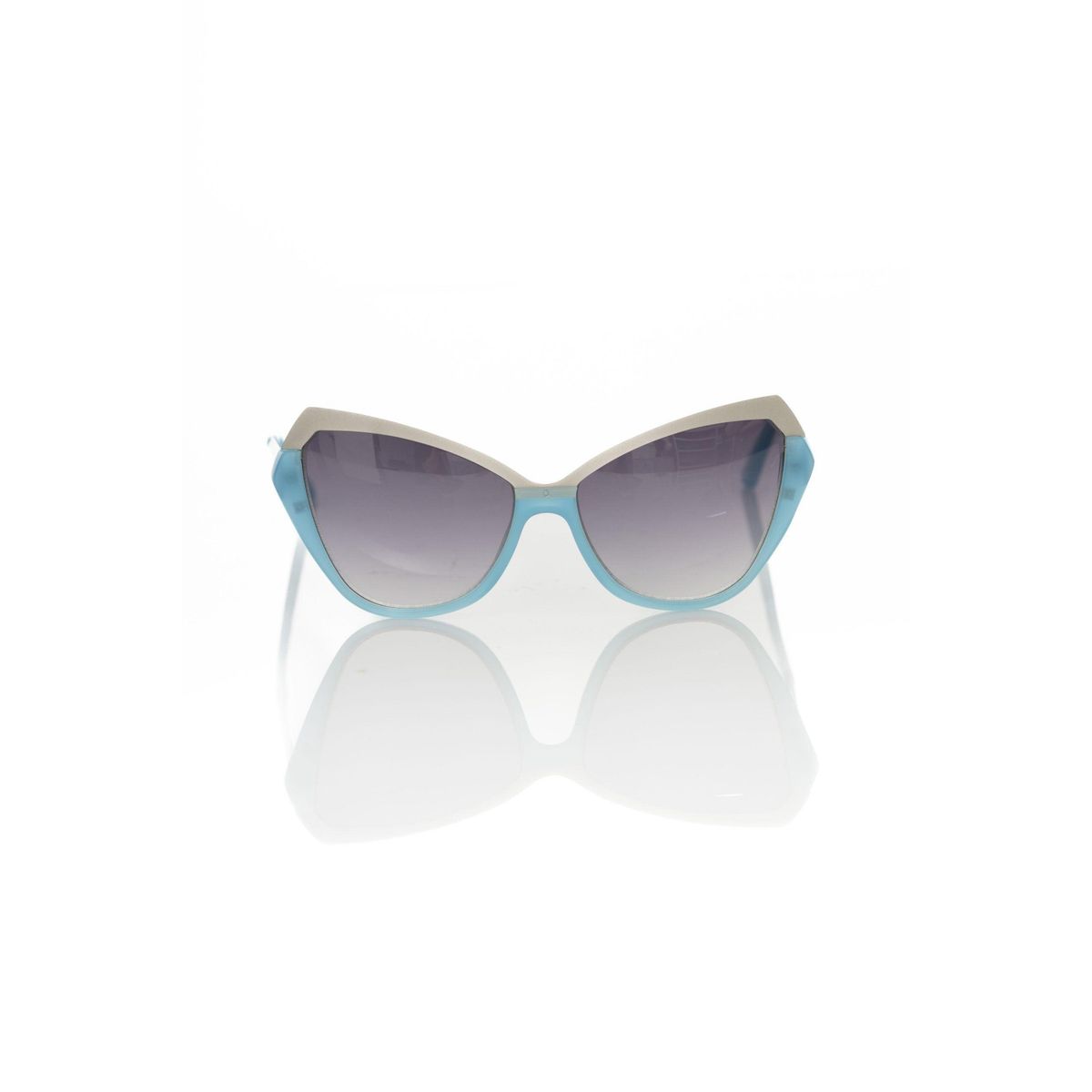 Frankie Morello Light Blue Acetate Dame Solbriller