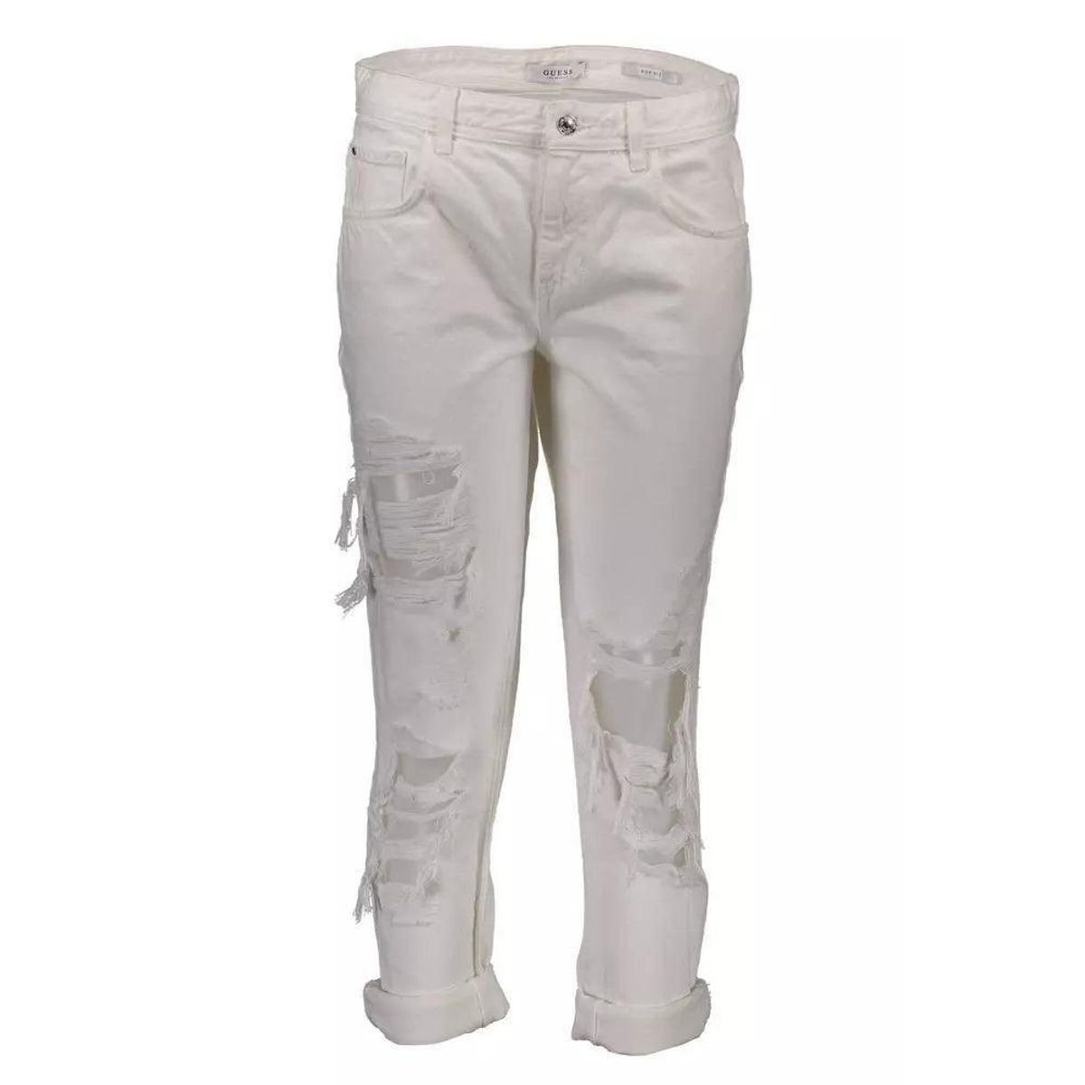 Guess Jeans White Cotton Women Jeans