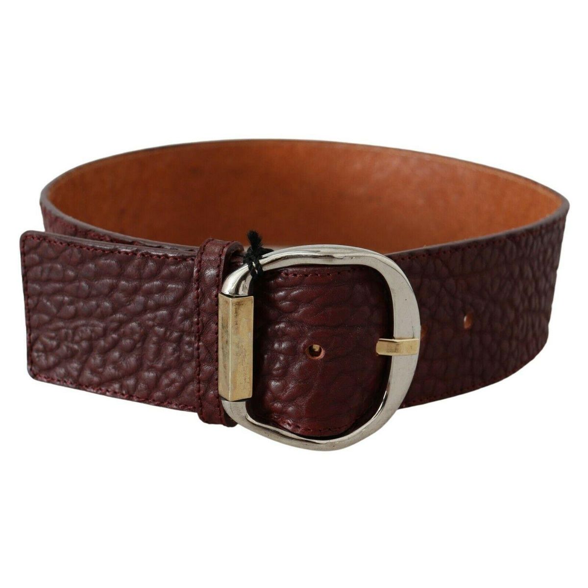 GF Ferre Elegant Brown Leather Fashion Belt