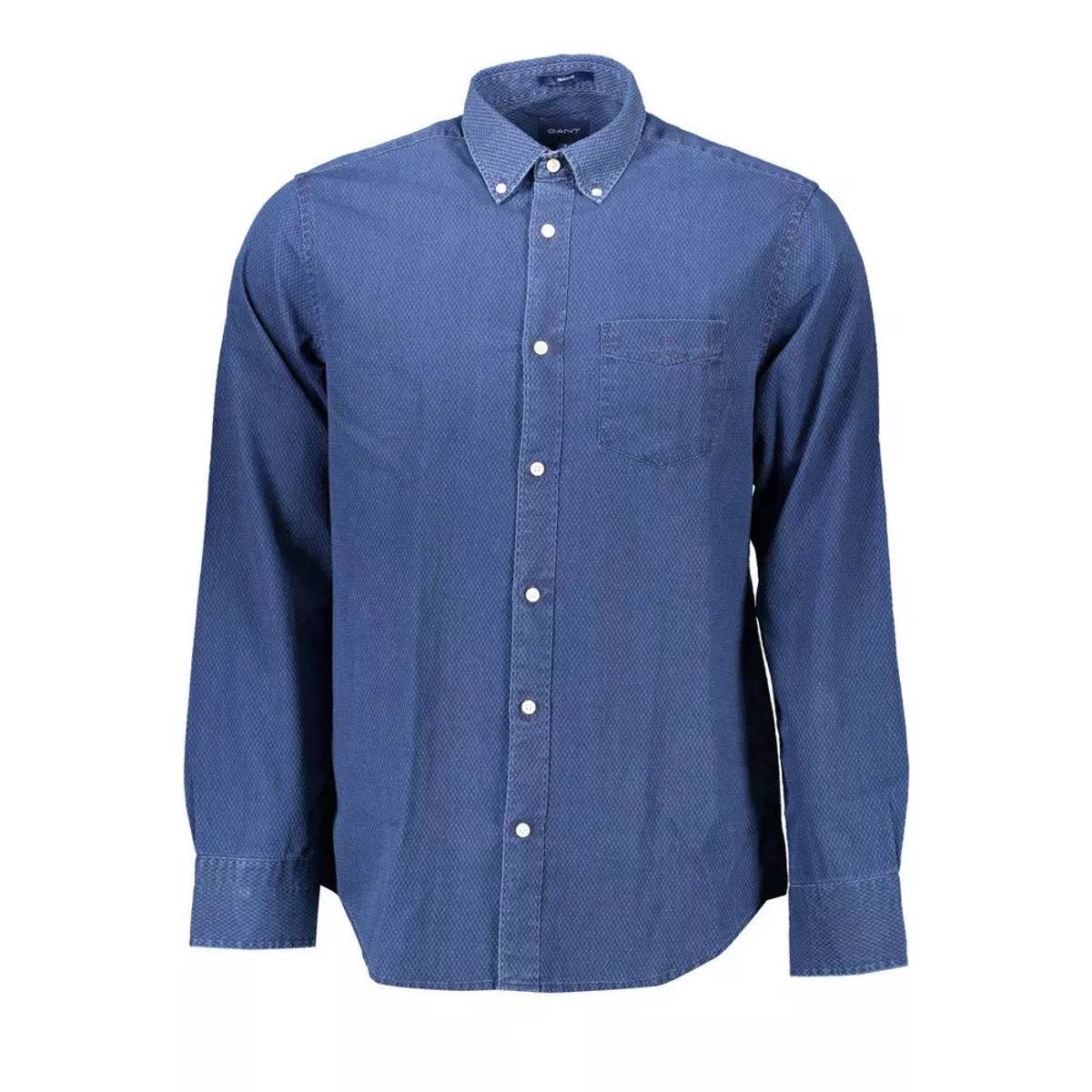 Gant Blue Cotton Men Shirt