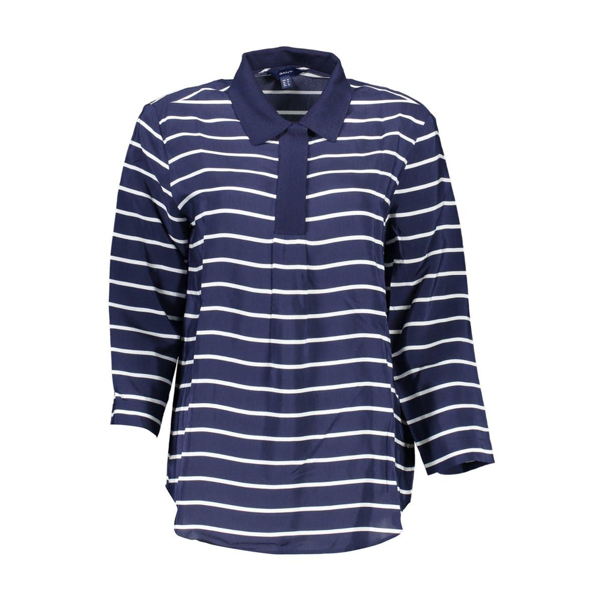 Gant Blue Viscose Dame Polo Shirt