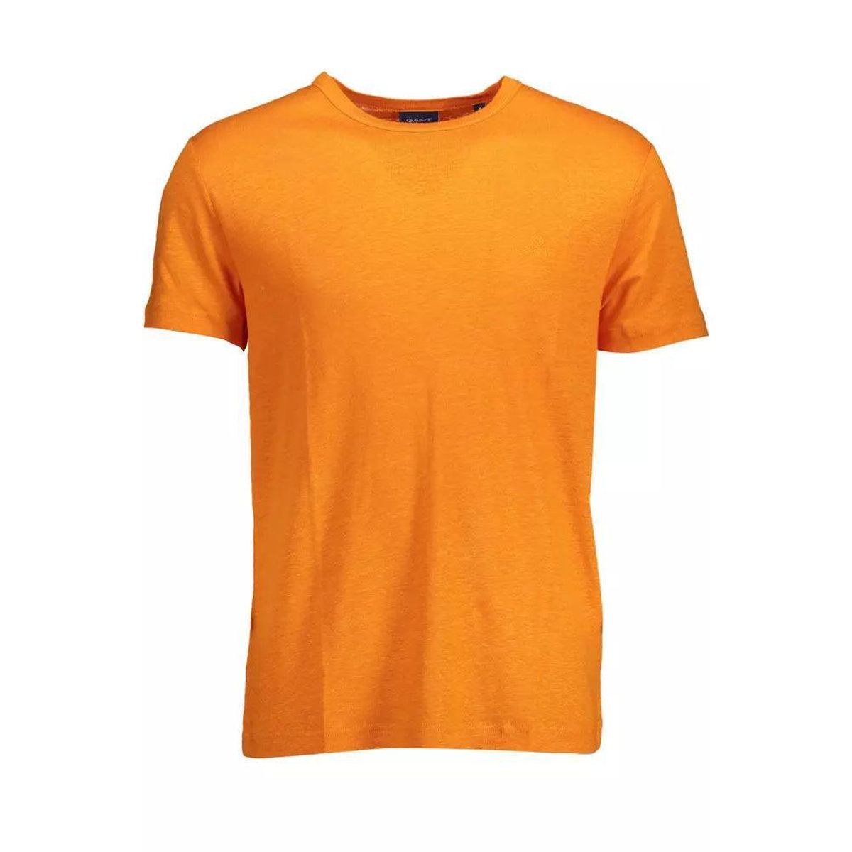 Gant Orange Linen Men T-Shirt