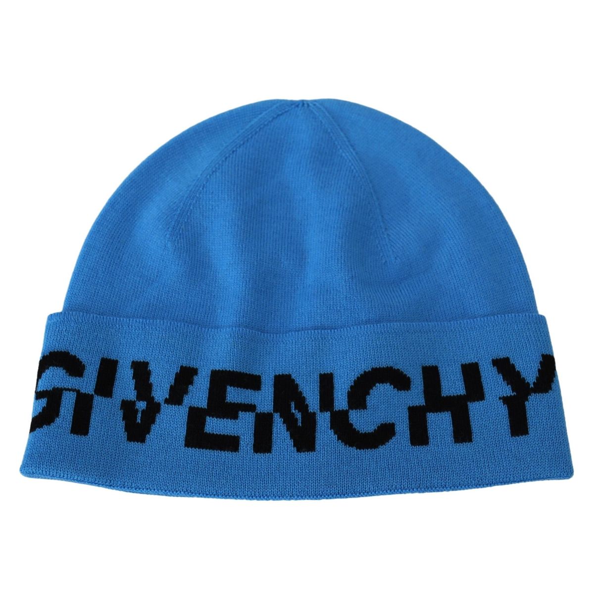 Givenchy Chic Woolen Beanie with Signature Black Logo