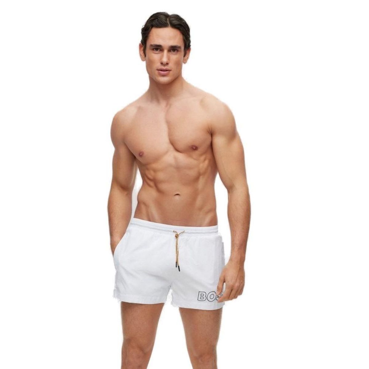 Hugo Boss White Polyamide Swimwear