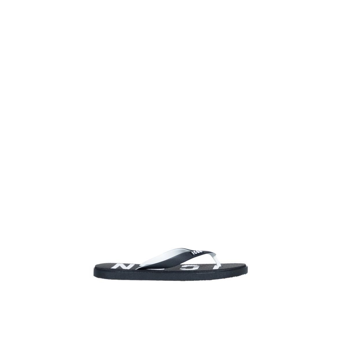 Icon Black Rubber Sandal