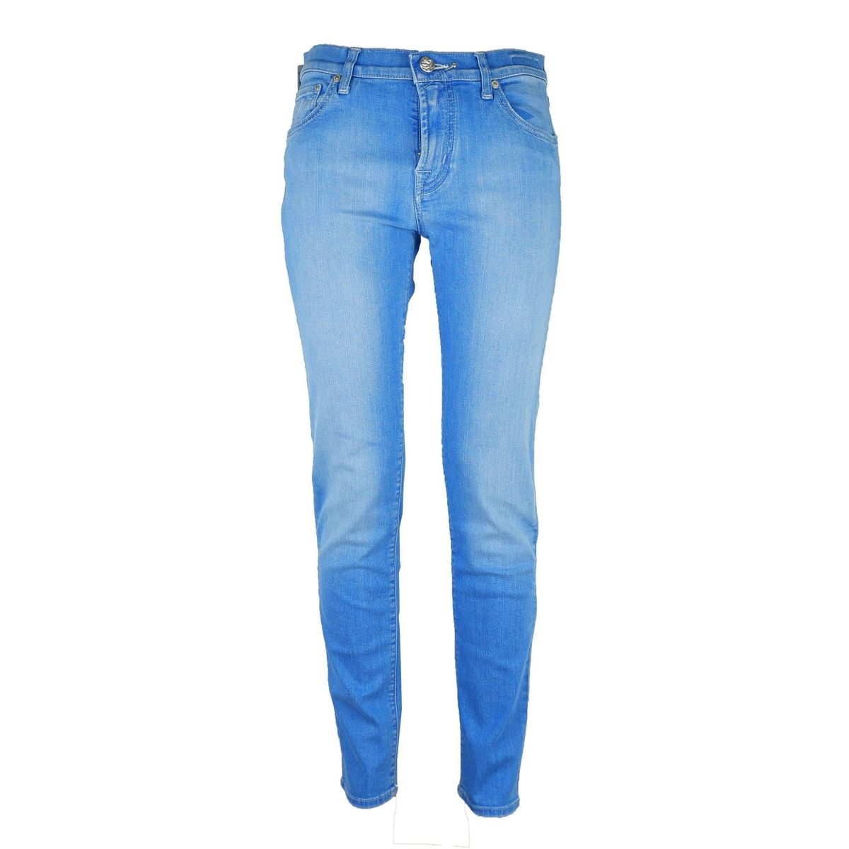 Jacob Cohen Elegant Light Blue Elasticized Denim