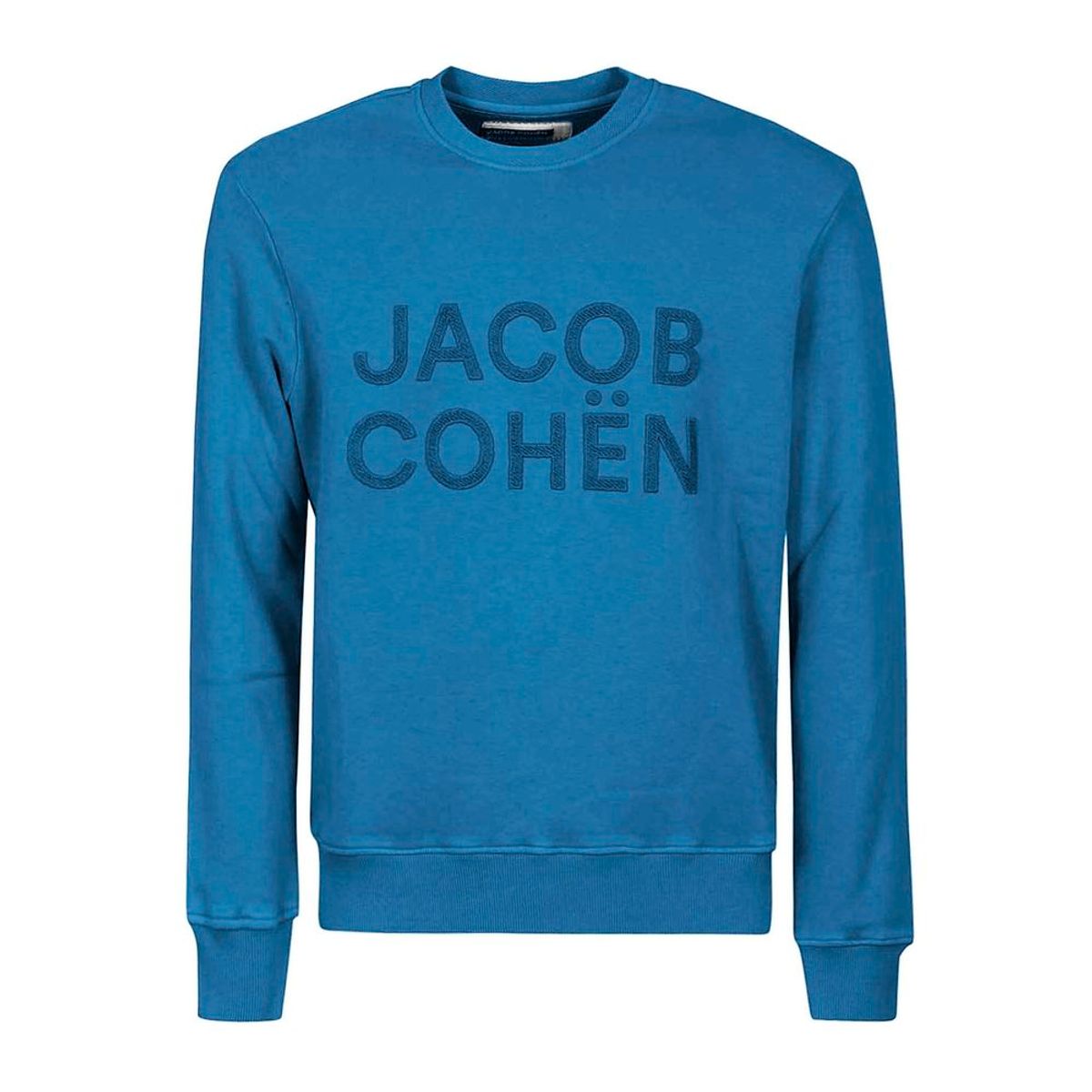 Jacob Cohen Elegant Sporty Herre Light Blue Sweatshirt