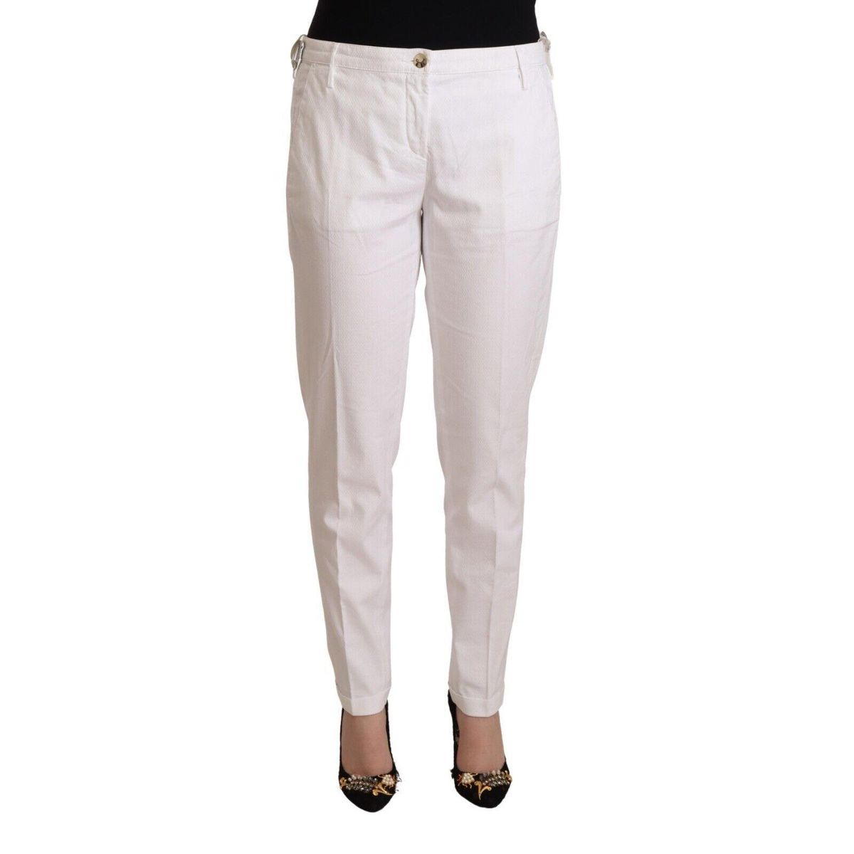 Jacob cohÃ«n Elegant Mid Waist Tapered Trousers