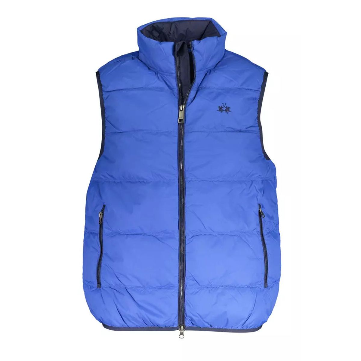 La Martina Blue Polyamide Men Jacket